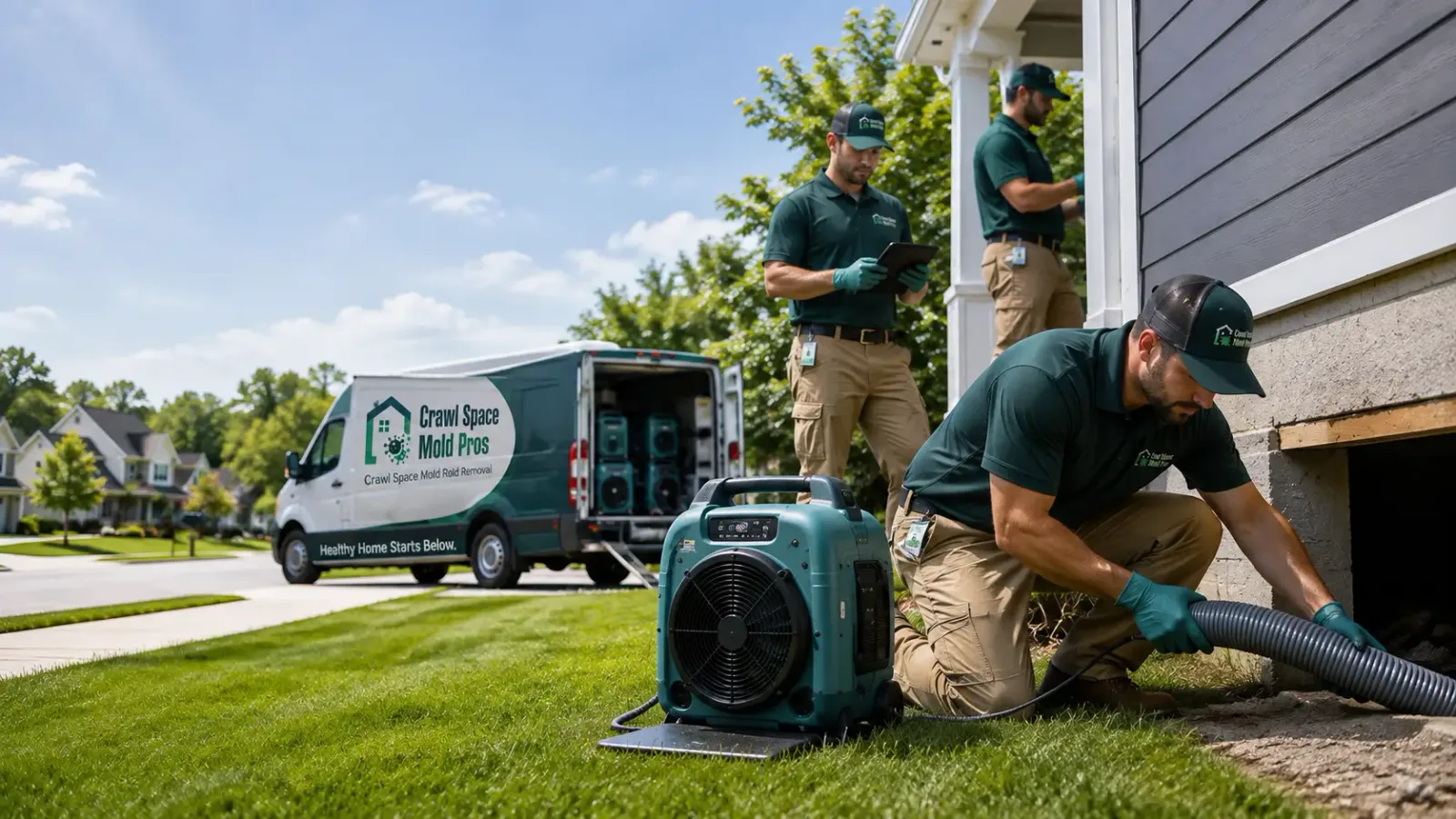 Crawl Space Mold Removal in Oceanside, NY